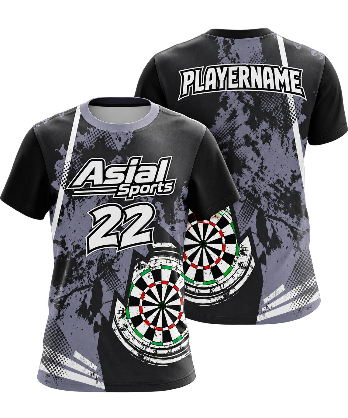 Custom Dart-Themed Sports T-Shirt