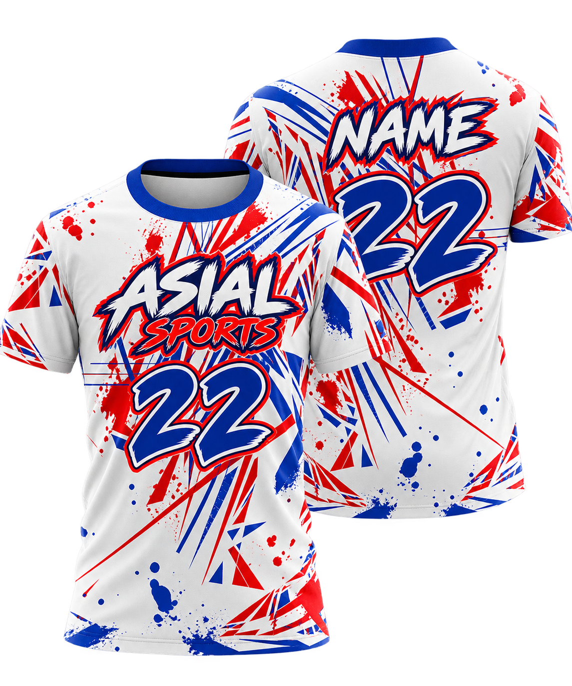 Custom Patriotic-Themed Sports T-Shirt