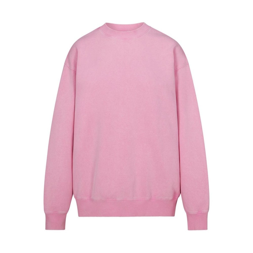 UNISEX BOYFRIEND FLEECE CREW NECK PULLOVER — image 1