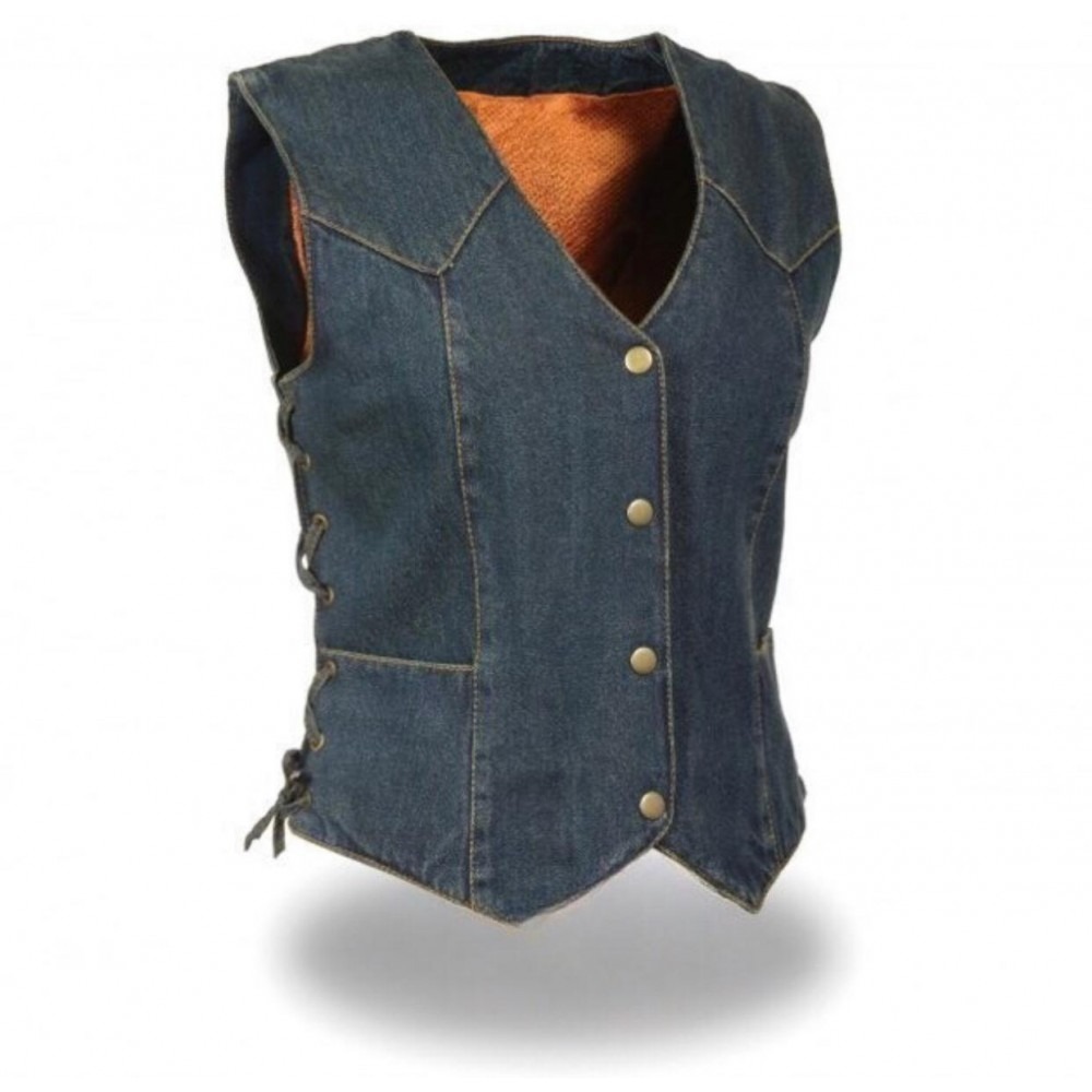 Women's Classic Denim Vest — image 1