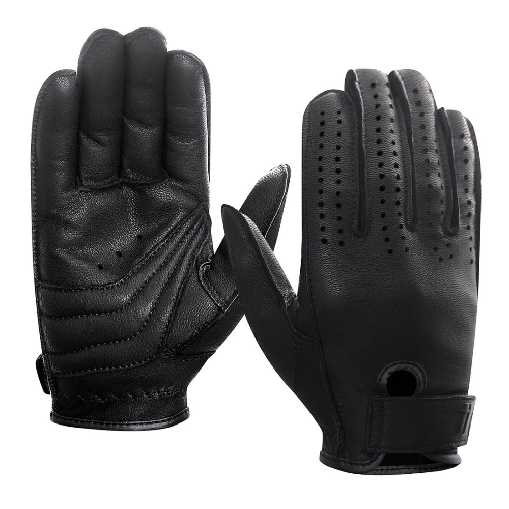 Breathable Leather Driving Gloves — image 1