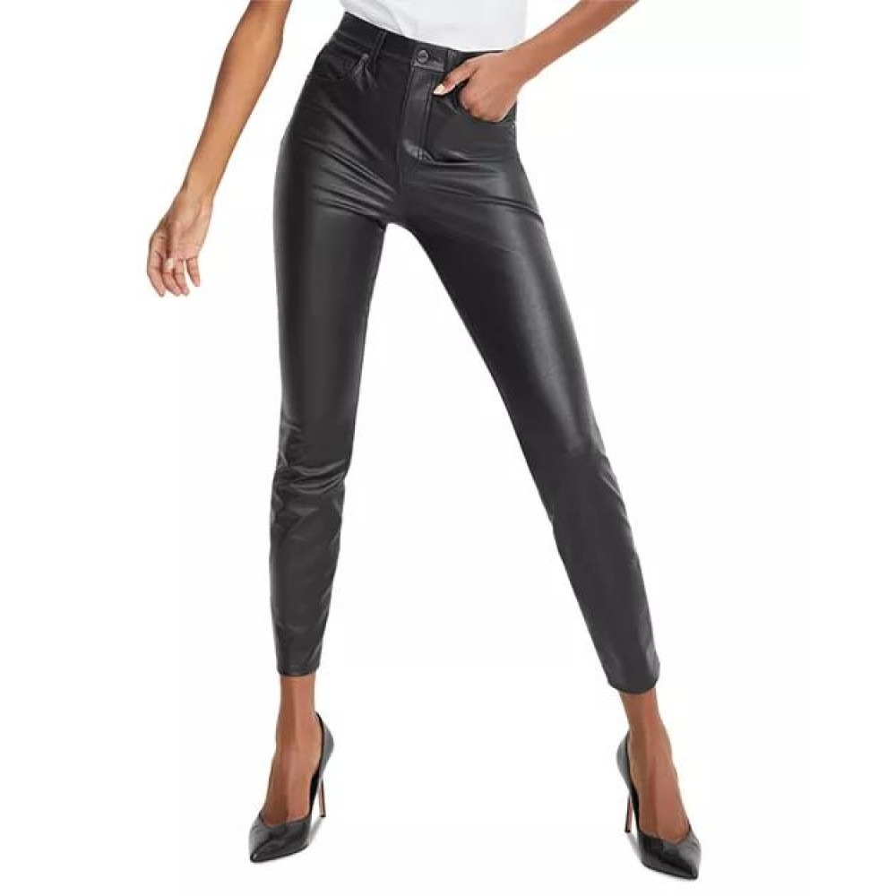 High Rise Skinny Jeans in Black — image 1