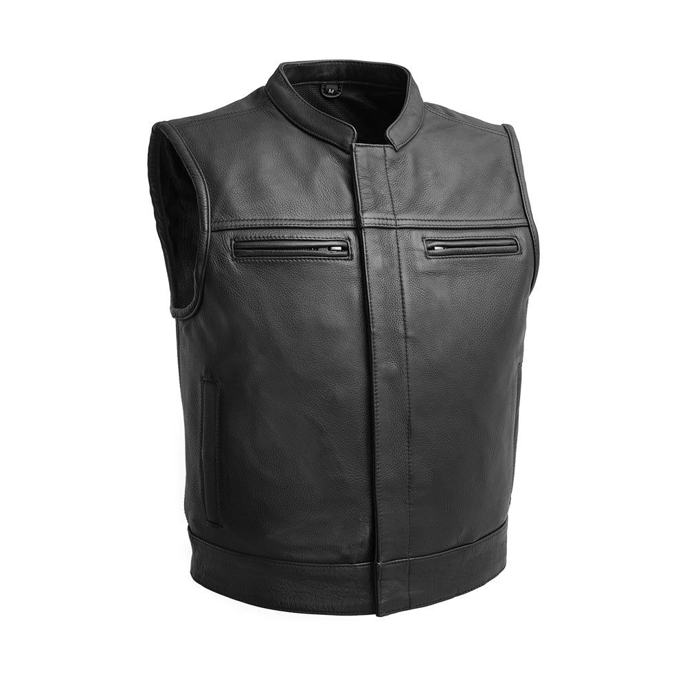 Men's Motorcycle Leather Vest — image 1