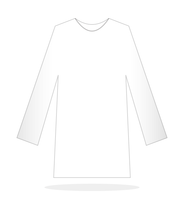 Long-sleeve Jersey front — original technical illustration