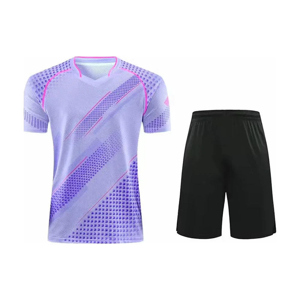 Purple Black Gradient Tennis Uniform Set — image 1